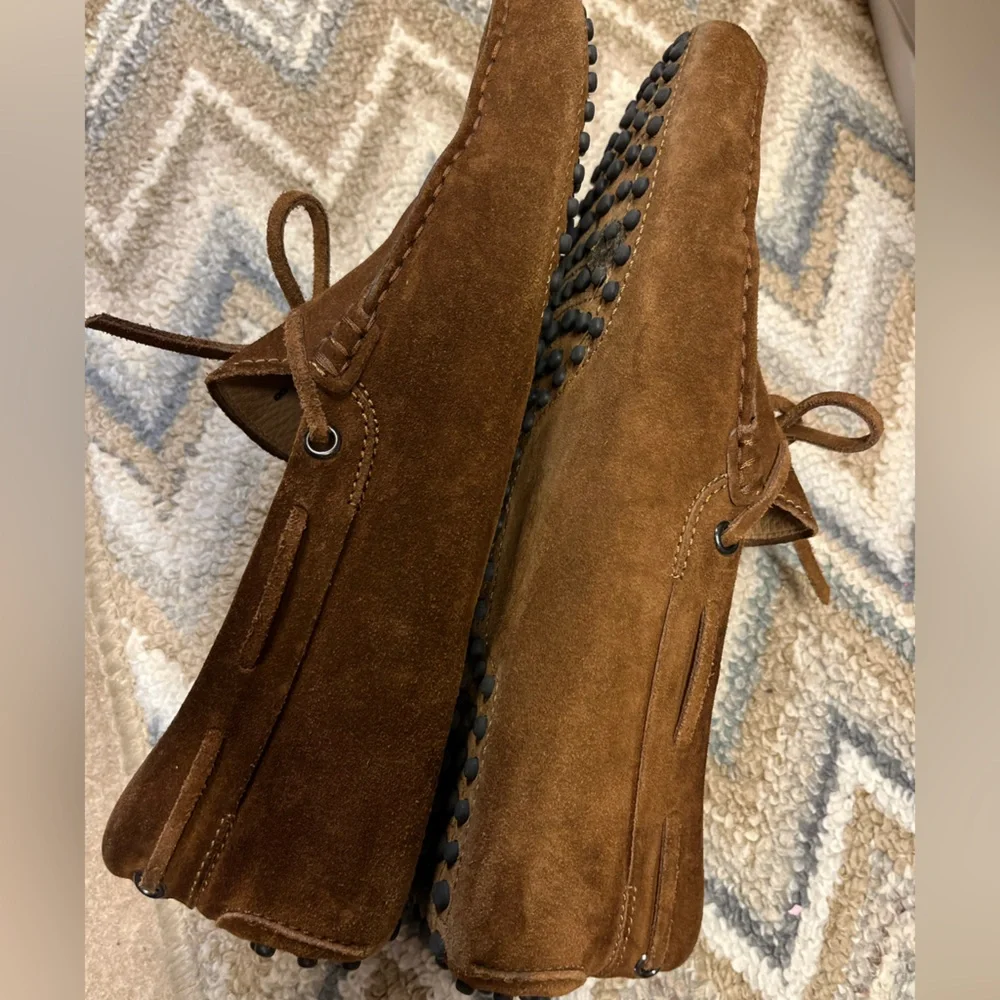 Tod’s Gommino Driving Shoes in Brown Suede sz8 - Picture 3 of 6